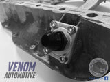 VENOM AUTOMOTIVE - 1UZ-FE OIL DRAIN ADAPTER 6061 CNC BILLET ALUMINIUM