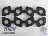 VENOM AUTOMOTIVE - 1UZ-FE MILD STEEL EXHAUST FLANGES (PAIR)