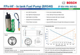 Bosch Motorsport 540LPH intank fuel Pump