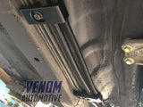 VENOM AUTOMOTIVE - JZA80 BILLET FUEL LINE CLAMPS TO SUIT BRAIDED LINES